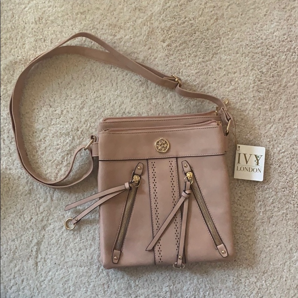 Ivy London Crossbody Bag, Blush